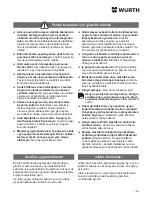 Preview for 103 page of wurth SBS 10-A Translation Of The Original Operating Instructions