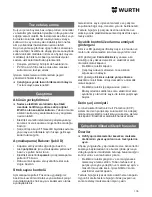 Preview for 106 page of wurth SBS 10-A Translation Of The Original Operating Instructions