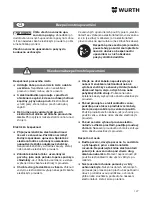 Preview for 127 page of wurth SBS 10-A Translation Of The Original Operating Instructions