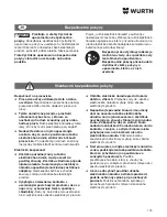 Preview for 135 page of wurth SBS 10-A Translation Of The Original Operating Instructions