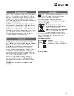 Preview for 143 page of wurth SBS 10-A Translation Of The Original Operating Instructions