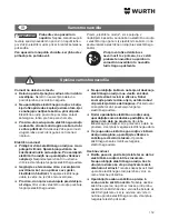 Preview for 152 page of wurth SBS 10-A Translation Of The Original Operating Instructions