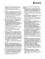 Preview for 161 page of wurth SBS 10-A Translation Of The Original Operating Instructions