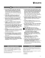 Preview for 171 page of wurth SBS 10-A Translation Of The Original Operating Instructions