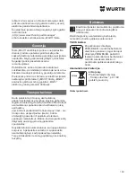 Preview for 184 page of wurth SBS 10-A Translation Of The Original Operating Instructions