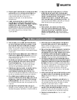 Preview for 187 page of wurth SBS 10-A Translation Of The Original Operating Instructions