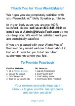 Preview for 3 page of Wusic WombMusic User Manual