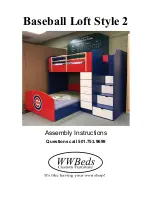 Предварительный просмотр 1 страницы WWBeds Baseball Loft Style 2 Assembly Instructions Manual