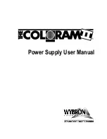 Wybron Coloram II 19000 User Manual предпросмотр