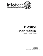 Wybron InfoTrace DPS850 User Manual preview