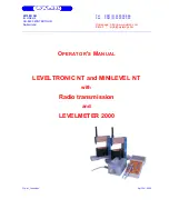 WYLER Levelmeter 2000 Operator'S Manual preview