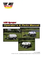 Preview for 1 page of Wylie LCS Sprayer Operator'S & Parts Manual