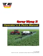 Wylie Spray Wyng II Operator'S & Parts Manual preview