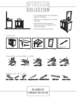 Wyndham Collection OVERMOUNT WC-CG8000-36 Installation Instructions preview