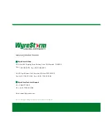 Preview for 32 page of Wyre Storm AMP-001-010 Instruction Manual