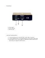 Preview for 5 page of Wyre Storm CONV0001 Operating Instructions Manual