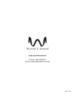 Предварительный просмотр 8 страницы Wyred 4 Sound bLINK User Manual