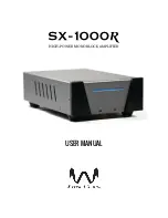 Wyred 4 Sound SX-1000R User Manual preview