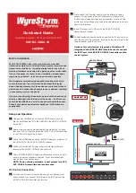 Предварительный просмотр 1 страницы Wyrestorm EXP-EX-COAX-50 Quick Start Manual