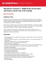 Preview for 2 page of Wyrestorm Express EXP-CON-4K-DD Quick Start Manual