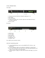 Preview for 4 page of Wyrestorm MAT4T401 Operating Instructions Manual