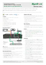 Wyrestorm MX-0606-HDBT-H2 v2 Quick Start Manual preview