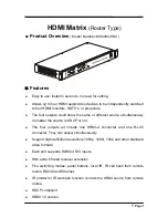 Предварительный просмотр 4 страницы Wyrestorm MX0404-HDC Operating Instructions Manual