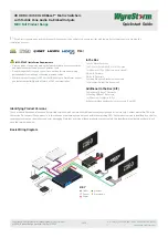 Preview for 1 page of Wyrestorm MXV-0404-H2A-KIT Quick Start Manual