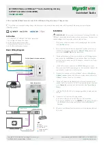 Preview for 1 page of Wyrestorm TX-SW-IW-0201 Quick Start Manual