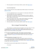 Preview for 3 page of Wyze Cam v1 Basic Troubleshooting Manual