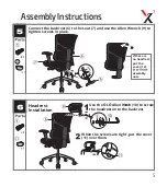 Preview for 7 page of X-CHAIR X1 Assembly Instructions And Adjustment Manual