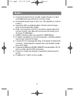 Предварительный просмотр 4 страницы X-Cube X-303W Instruction Manual