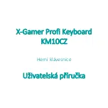 X-Gamer KM10CZ User Manual предпросмотр