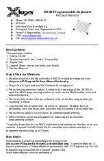 X-keys XK-80 Product Manual preview