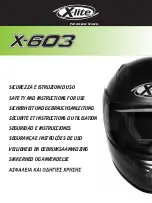 X-lite X-603 Series Safety And Instructions For Use preview