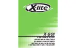 X-lite X-801 Operating Instructions Manual preview