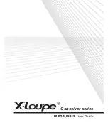 X-Loupe Conceiver series MPG4 PLUS User Manual preview