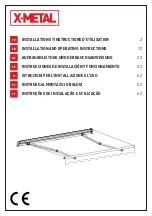 Предварительный просмотр 1 страницы X-METAL 33850 Installation And Operating Instructions Manual