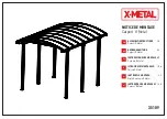 X-METAL CARPORT Assembly Instructions Manual preview