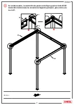 Preview for 9 page of X-METAL CCP Pergola 3x3m Assembly Instructions Manual