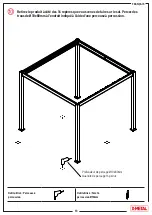 Preview for 13 page of X-METAL CCP Pergola 3x3m Assembly Instructions Manual