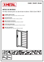 X-METAL FANCY 33438 Assembly Instructions Manual предпросмотр