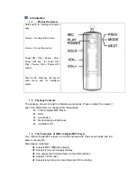 Preview for 4 page of X-Micro Digital MP3 Player User Manual