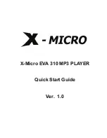 X-Micro EVA 310 Quick Start Manual preview