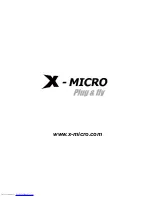 Предварительный просмотр 72 страницы X-Micro Video MP3 User Manual