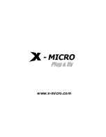 Предварительный просмотр 72 страницы X-Micro XMP3-M1GF User Manual