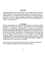 Preview for 3 page of X-Micro XMP3-R256 User Manual