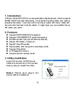 Preview for 7 page of X-Micro XMP3-R256 User Manual