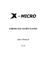 Preview for 1 page of X-Micro XMP3A-2G User Manual