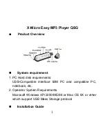 Предварительный просмотр 1 страницы X-Micro XMP3D-64 Install Manual